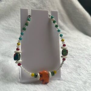 Lucky handcrafted elephant charm bracelet